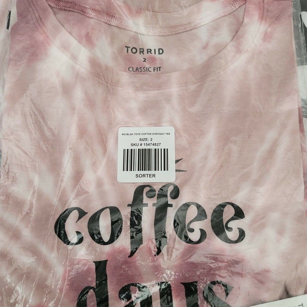 Torrid Classic fit Women's Size 2X 18/20 Pink Short Sleeve T-Shirt Everyday Tee - Picture 7 of 9